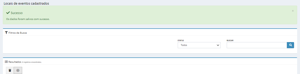 Locais de Realização